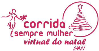 Logotipo da Corrida Sempre Mulher Virtual do Natal